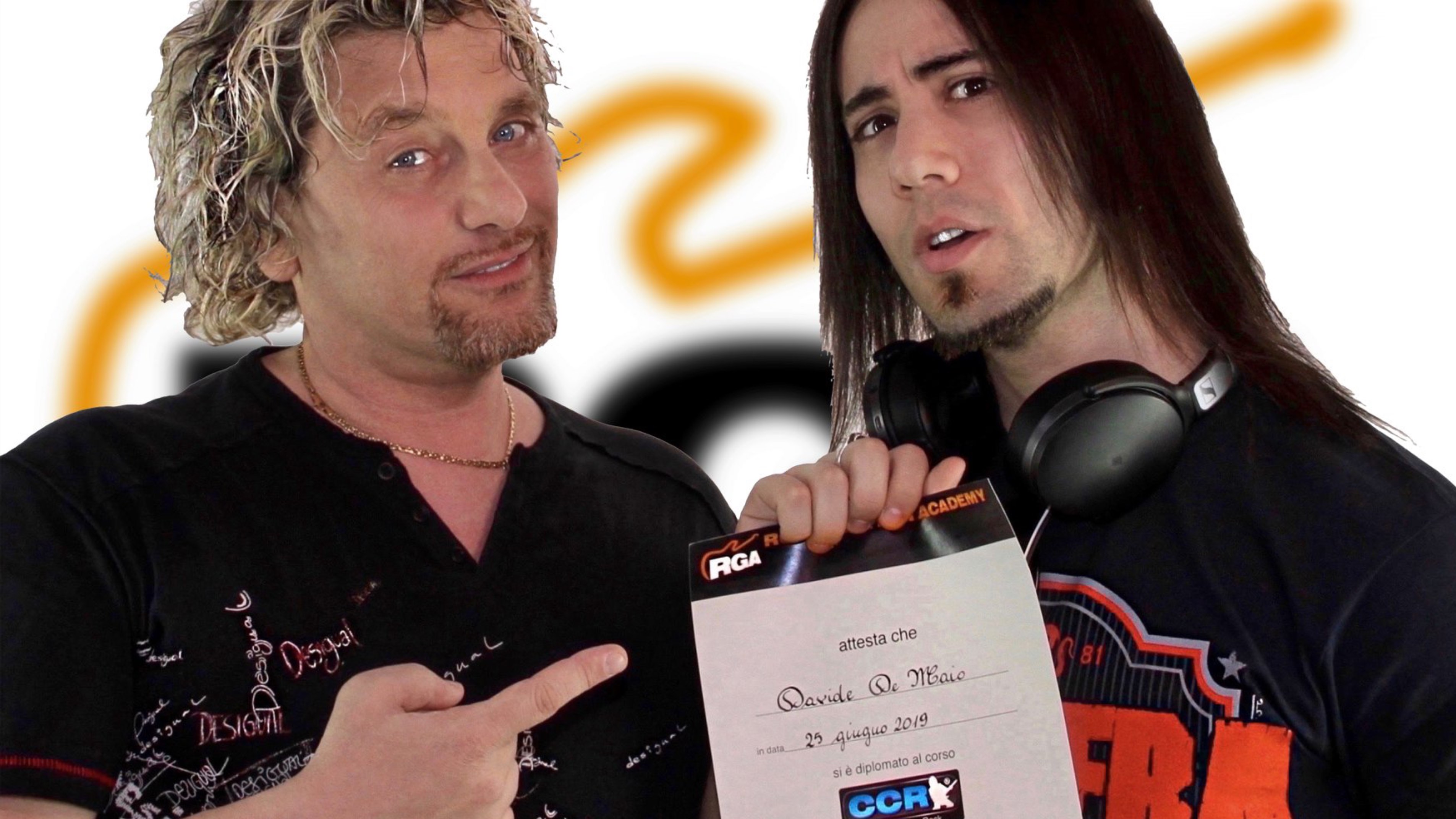 Davide De Maio con il direttore Donato Begotti