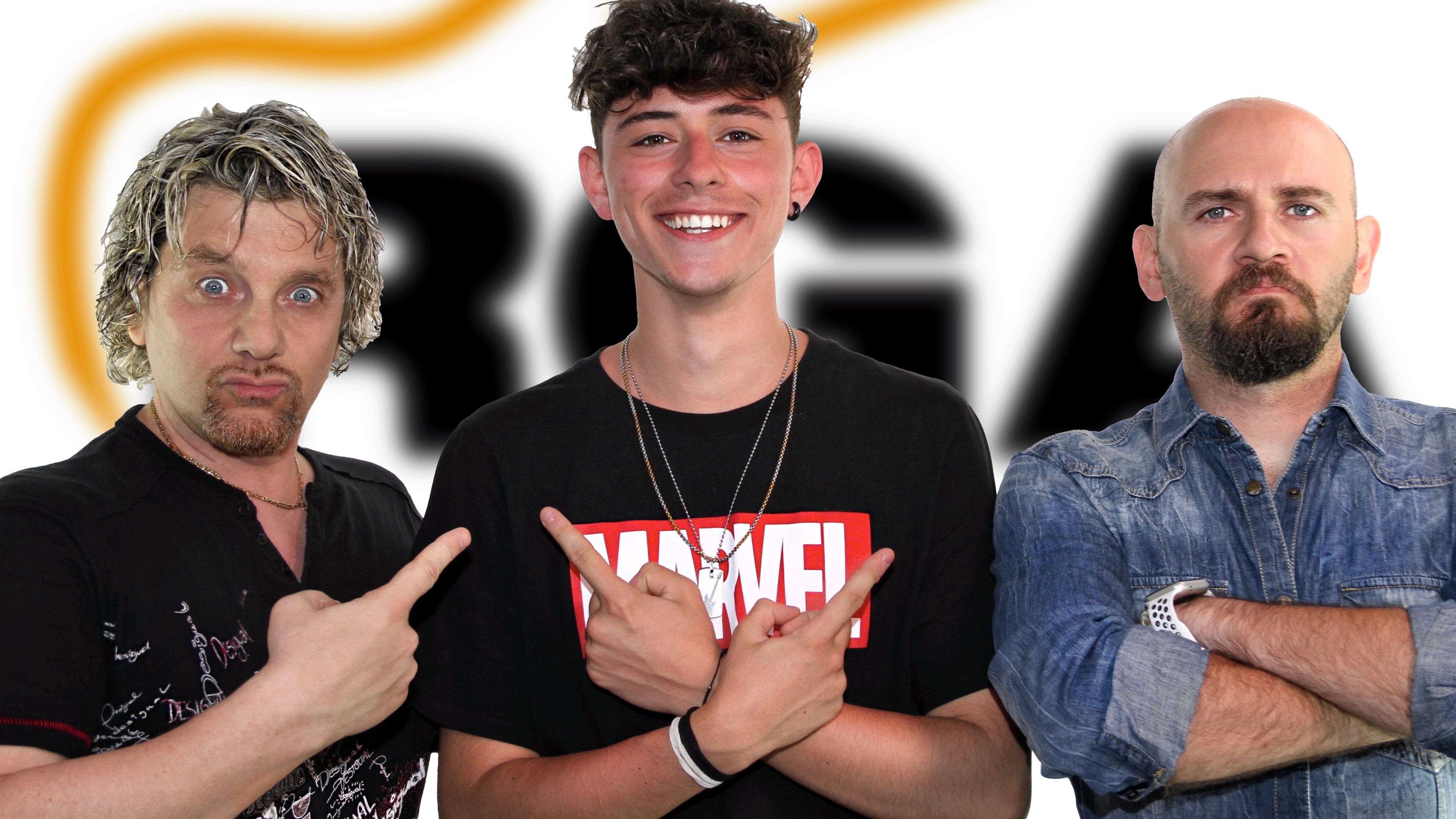 Samuele Perduca con il direttore Donato Begotti ed il suo Maestro Roberto Fazari